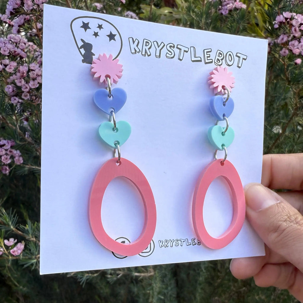 Mixed Shapes All Sorted Dangles, Acrylic earrings, Lightweight dangles,Teacher Earrings