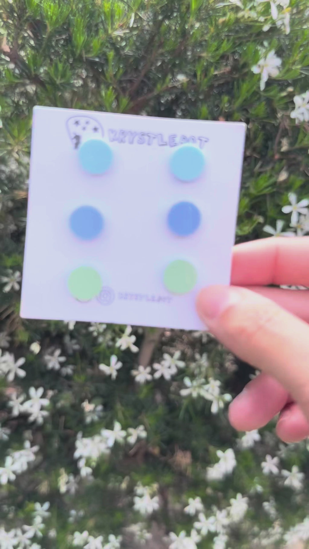 Mini Circle Value Stud Pack, Acrylic earrings, lightweight earrings, teacher earrings